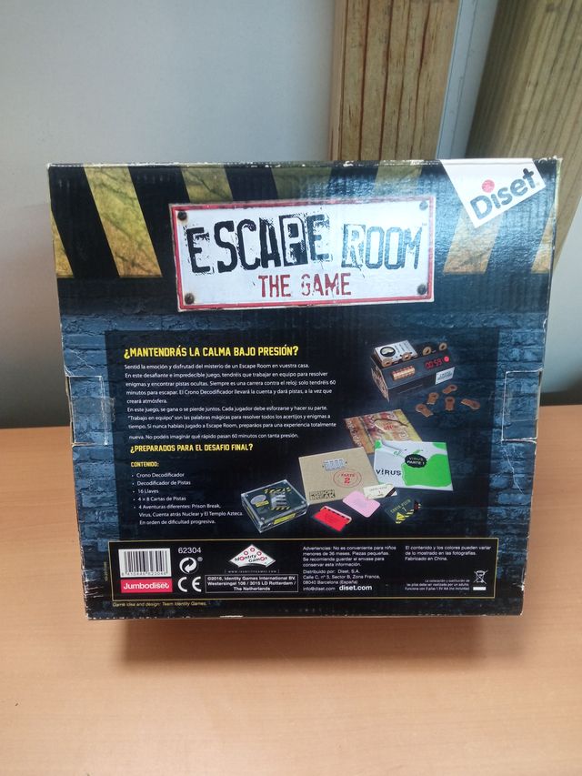 Escape Room The Game Diset 4 Salas