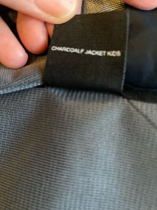 Impermeable Ecoalf Azul Marino. Talla 16.