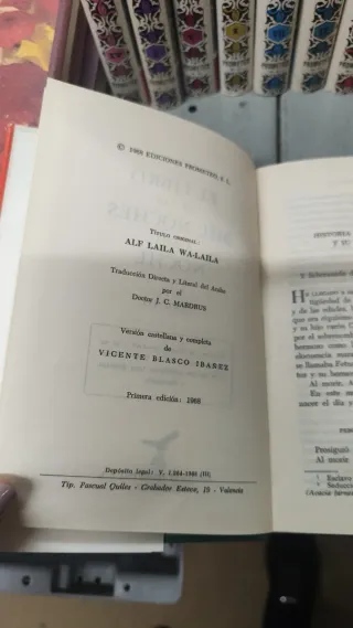 Las Mil y una noches. 12 tomos Primera Edición
