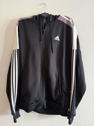 Chaqueta Adidas Negra y Blanca