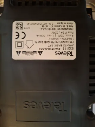 Amplificador programable Televes Avant X Basic