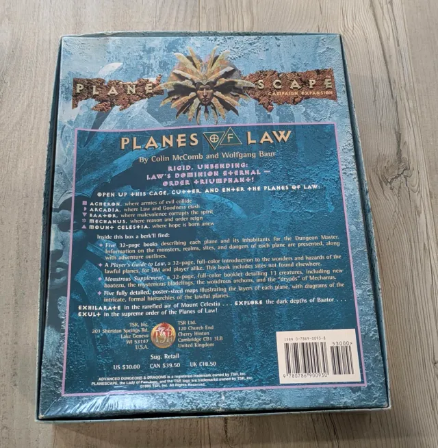 Planescape AD&D Planes of Law Campaign Expansion