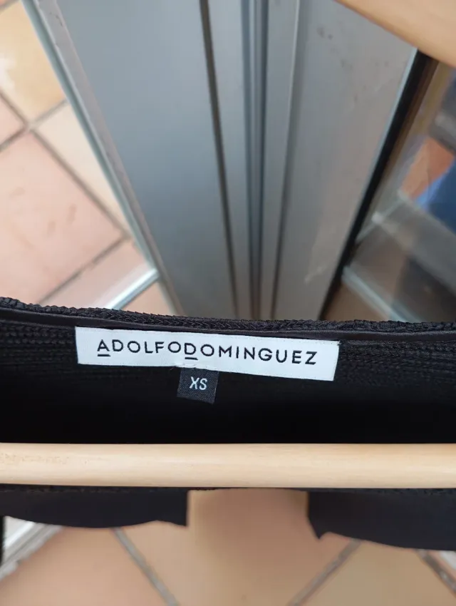 Camiseta Rayas Finas Negra Talla M