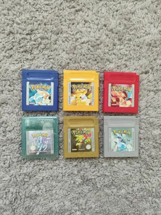 Lote 6 Juegos Pokémon Game Boy