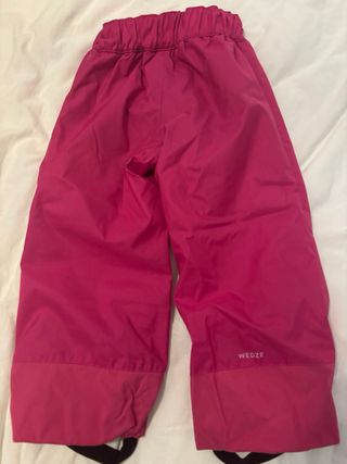 Pantaloni sci bambina 4 anni fucsia