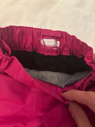 Pantaloni sci bambina 4 anni fucsia