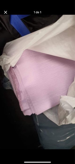 Tela fallera rosa malva