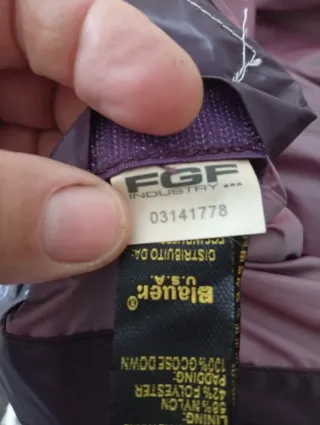 Piumino Blauer 12 anni viola