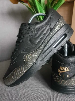 Nike Air Max 1 By You T37.5 Negro/Dorado