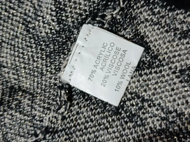 Cárdigan estampado geométrico talla única