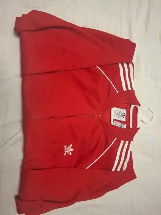 Chaqueta Adidas Original Talla XL Roja