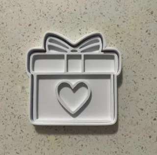 Formina per biscotti pacco regalo con cuore