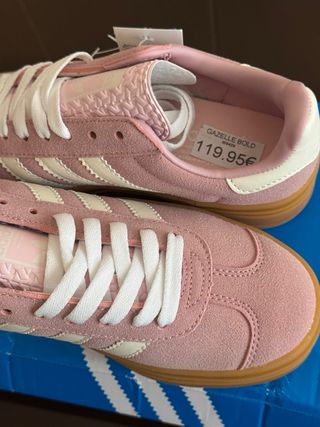 Zapatillas Adidas Gazelle Bold Rosa