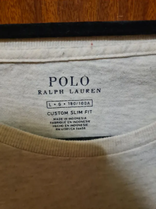 Polo Ralph Lauren Camiseta Gris Talla L