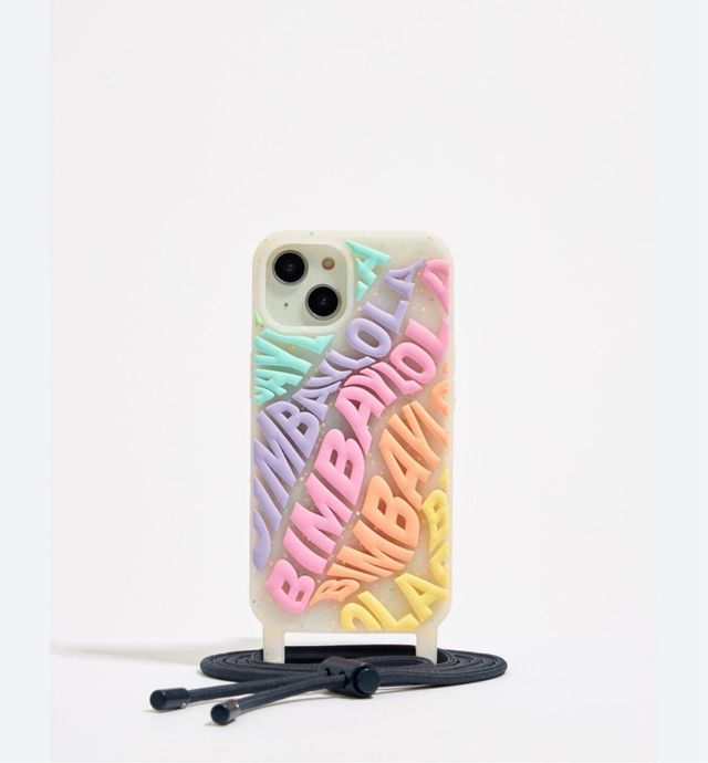 Funda iPhone 14 Pro Max con cordón bimba y Lola