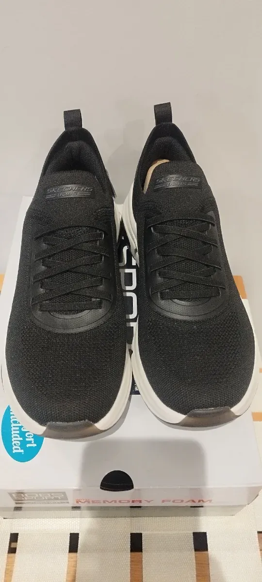 Zapatillas Skechers Bobs Sport Mujer Negras