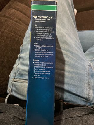 Calentador de agua para acuario