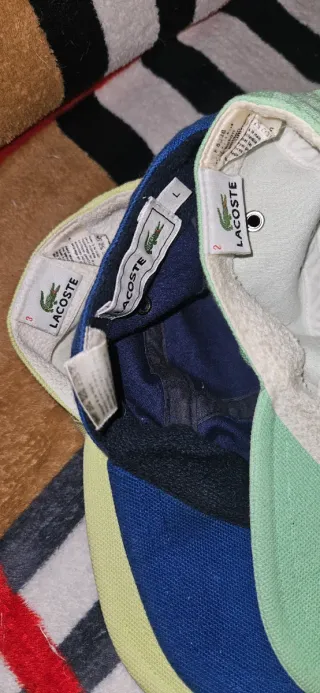 Lote 3 Bonés Lacoste Vintage