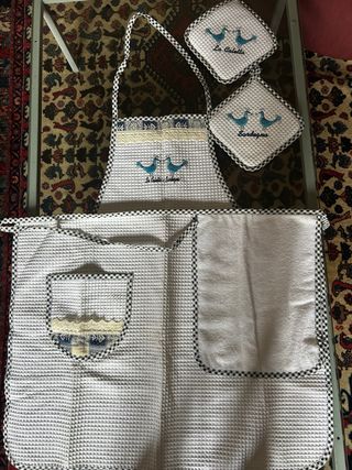 Grembiule cucina e presine