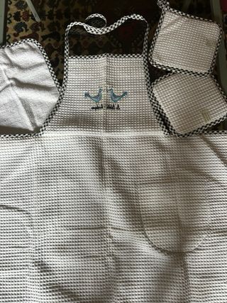 Grembiule cucina e presine