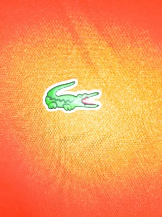 Camiseta Polo Lacoste Deportiva Naranja Talla M