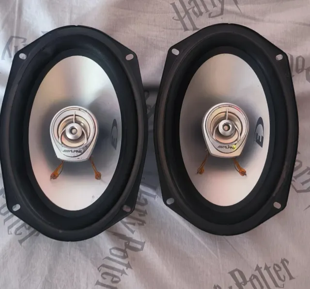 Altoparlanti Alpine Ovali Nero/Argento