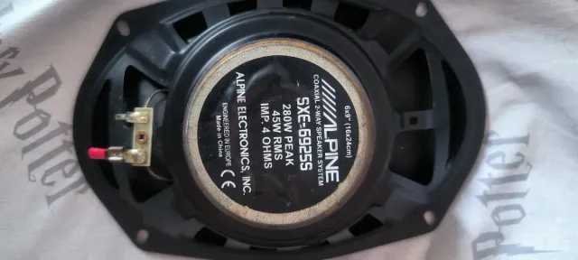 Altoparlanti Alpine Ovali Nero/Argento