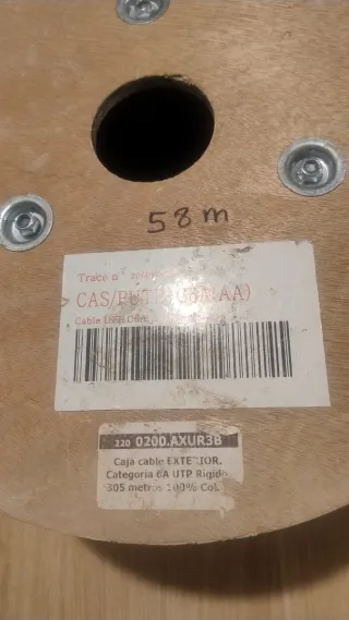 Cable UTP Cat6A  para Exterior