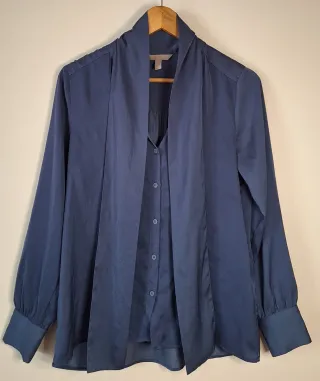 Blusa H&M azul tamanho 34