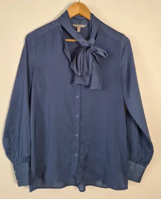 Blusa H&M azul tamanho 34