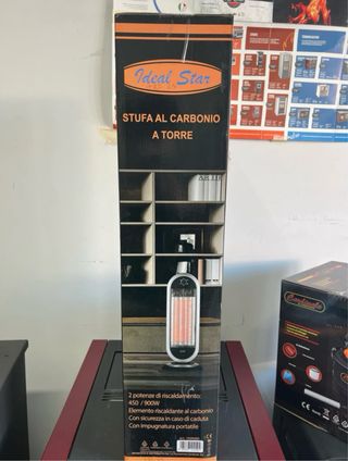 Stufa al carbonio Ideal Star a torre