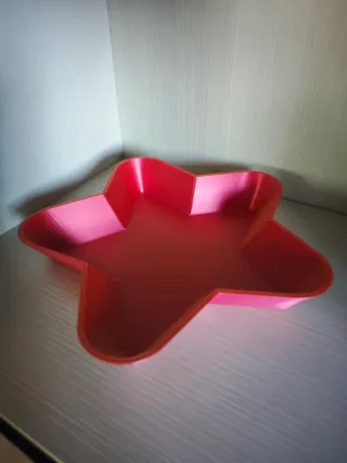 Vassoio Svuotatasche Stella Rosso Oro