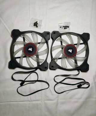 2x Ventoinhas Corsair AF120 LED Vermelho