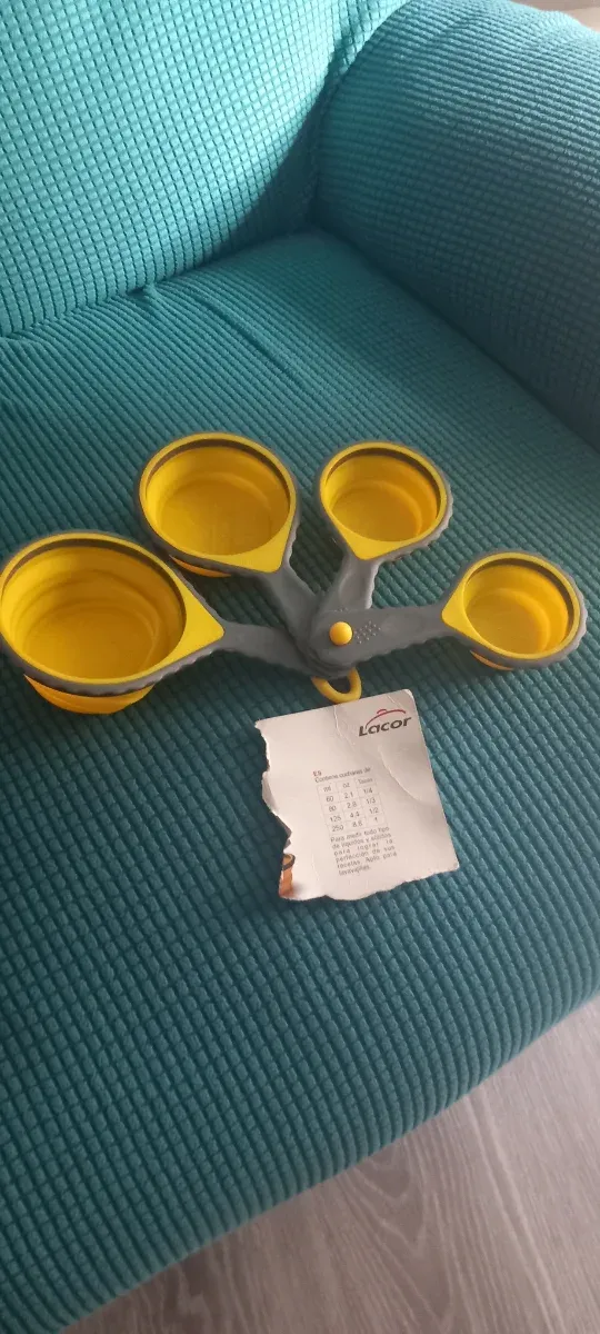 Cucharas medidoras de silicona Lacor