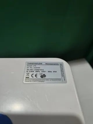 Thermoflow Ut5 Calentador de agua
