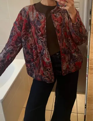 Chaqueta Zara Acolchada Multicolor