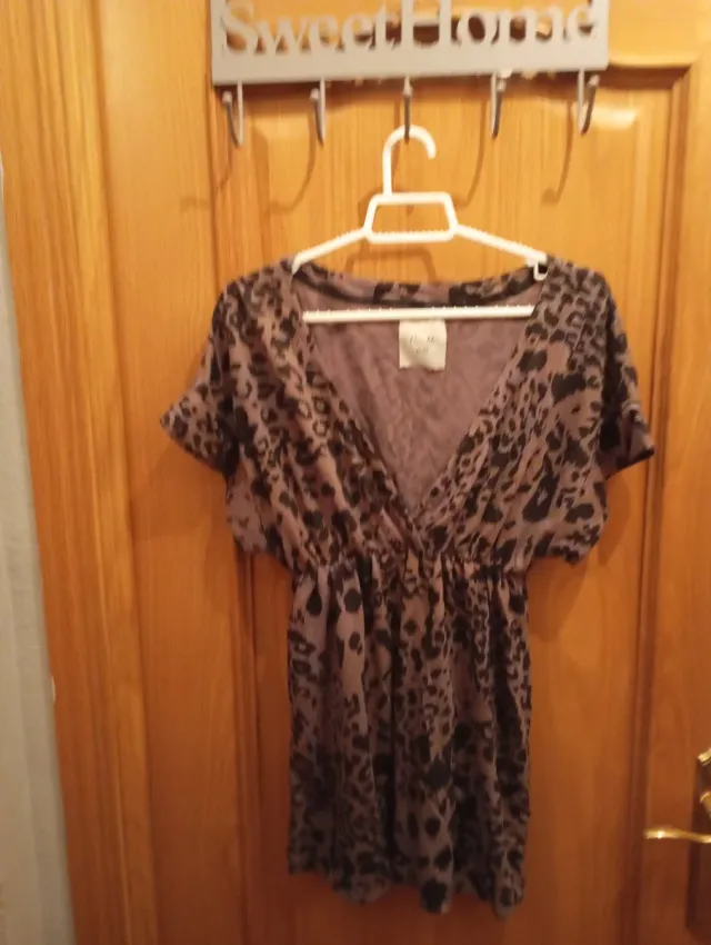 Camiseta estampada leopardo