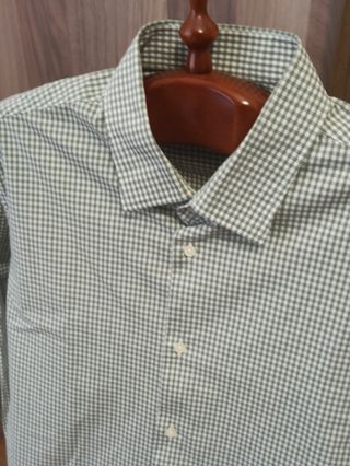 Camisa cuadros Mango Slim Fit Talla XL