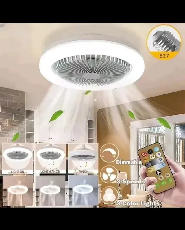 Ventilador Techo LED Blanco 30W Nuevo