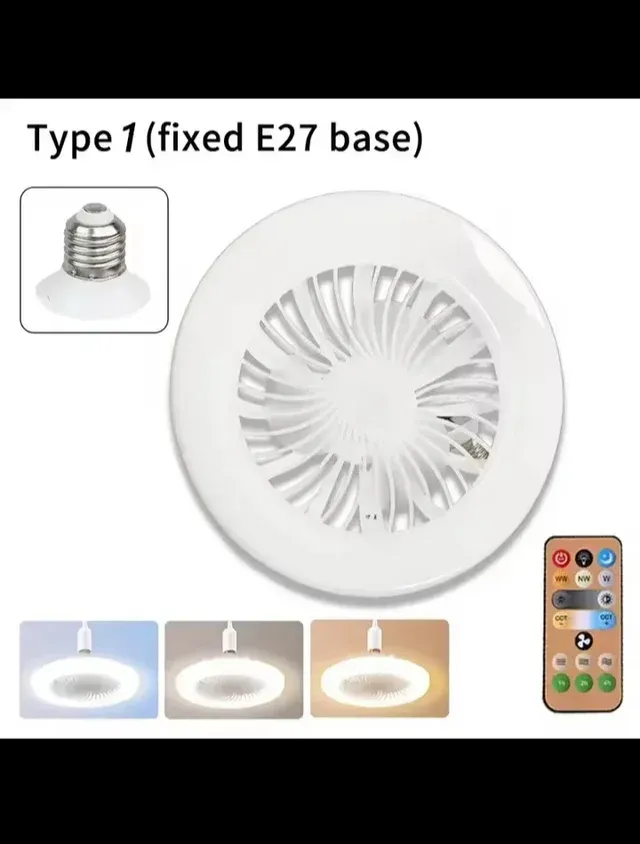 Ventilador Techo LED Blanco 30W Nuevo