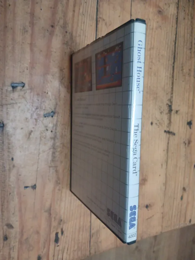 Ghost House Master System Sega Card