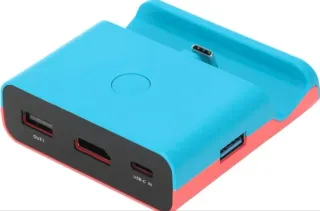 Base de Carga Nintendo Switch Azul/Rosa