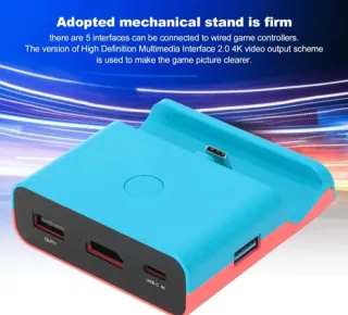 Base de Carga Nintendo Switch Azul/Rosa