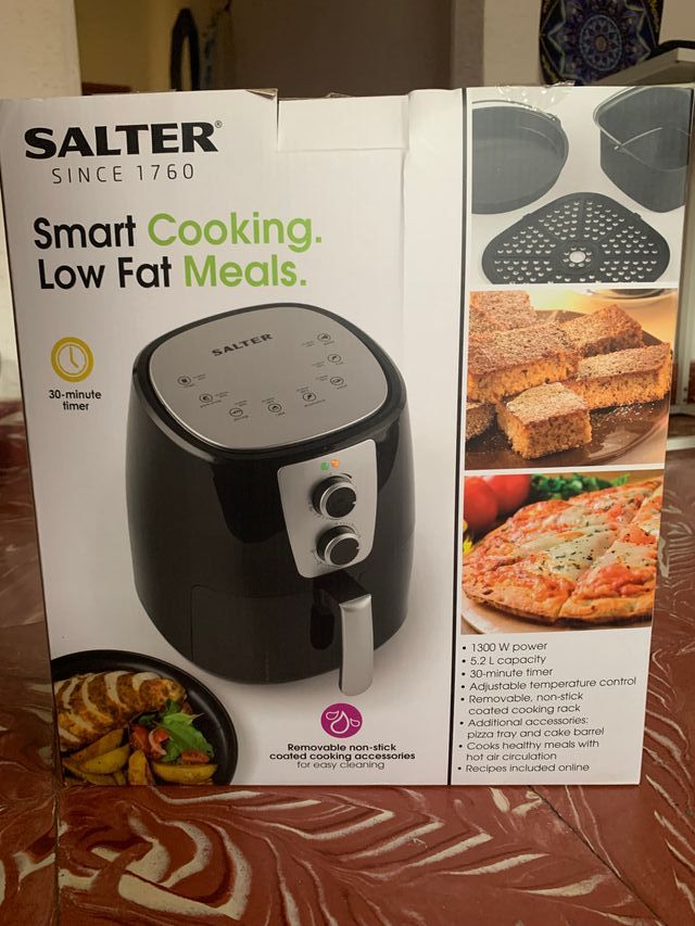 Freidora de aire Salter 5.2L sin estrenar