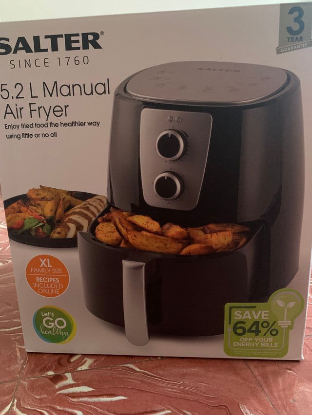 Freidora de aire Salter 5.2L sin estrenar