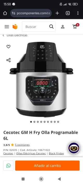 Robot de cocina Cecotec Modelo GM