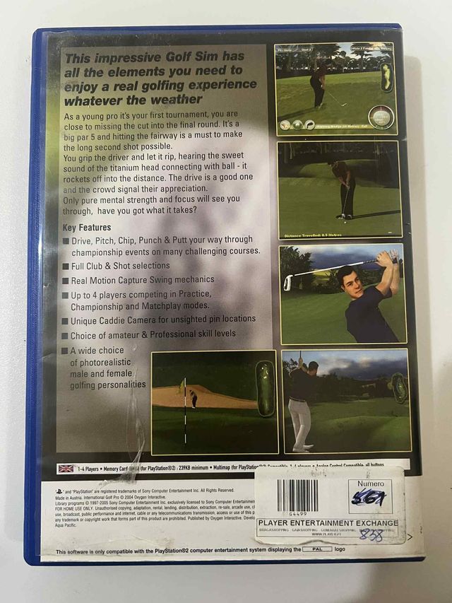 International Golf Pro PS2 Usado