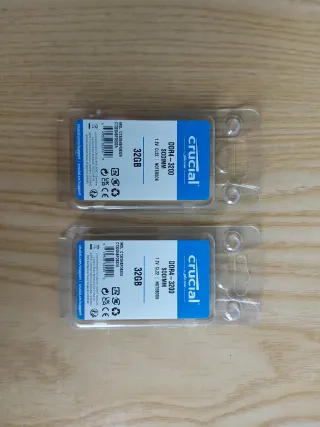 2x Crucial DDR4 32GB 3200 SODIMM