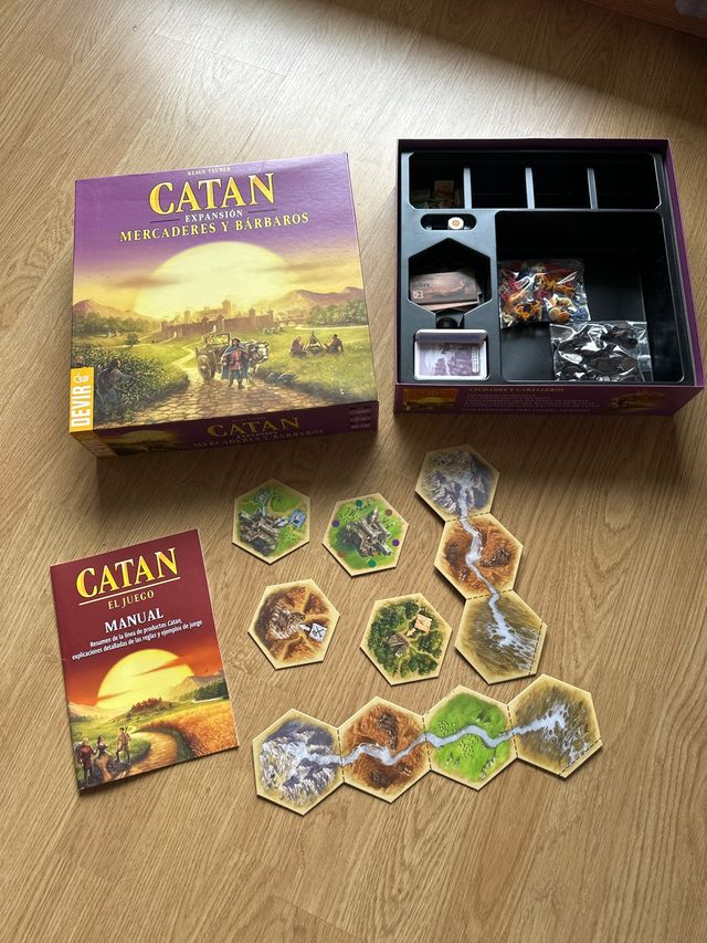 Catan + Catan Expansión Mercaderes y Bárbaros