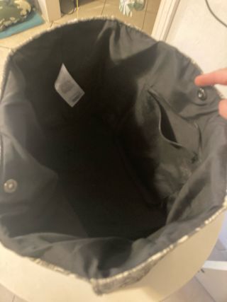 Borsa mare Zanzibar con stampa zebra